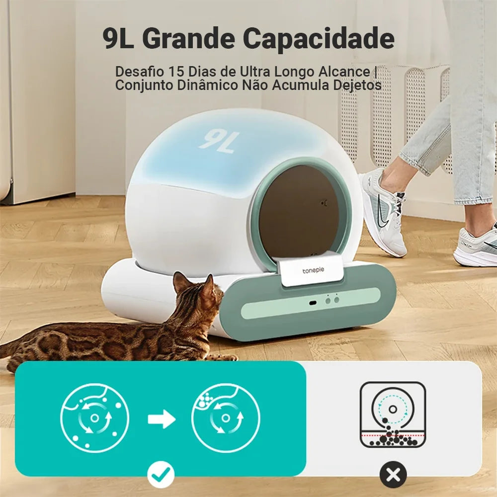 NewPet - Caixa de Areia inteligente - Limpeza Automática