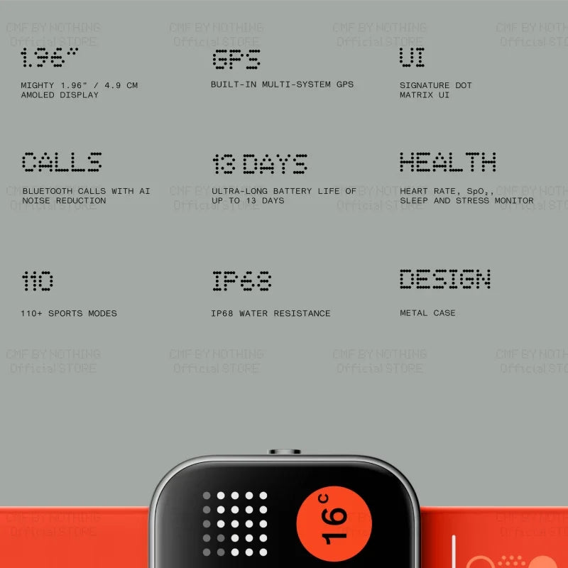 CMF by Nothing® Watch Pro – Smartwatch - 2026